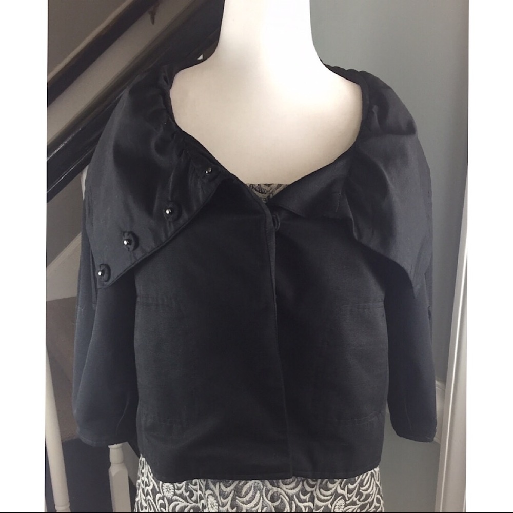 Stunning  Coat / Jacket Blazer - Black Sz Sm